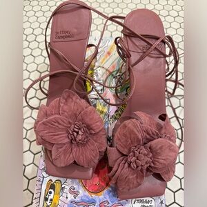 ESSENCE SANDAL IN ROSE SUEDE